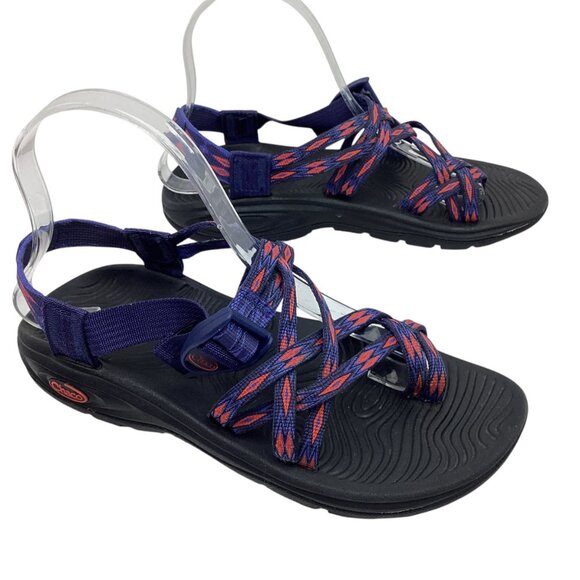 Chaco ZVOLV X2 Verdant Womens 7 Strappy Sandals Volcanic Blue - Picture 12 of 12